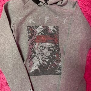 y2k graphic rhinestone hoodie